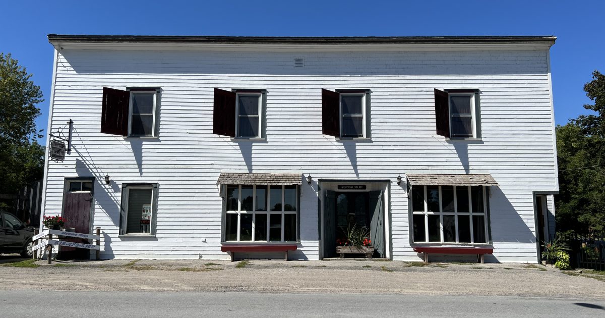 Portes Ouvertes Ontario Le magasin général Sager