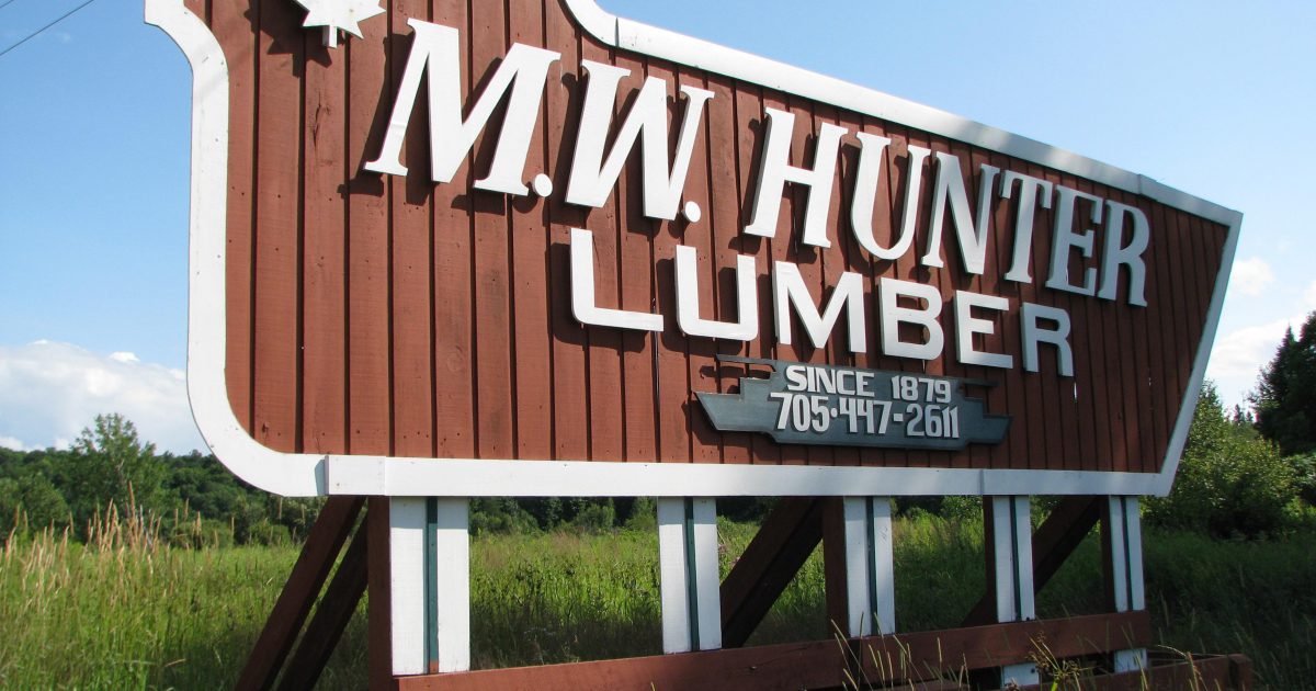 Portes Ouvertes Ontario - Hunter Lumber