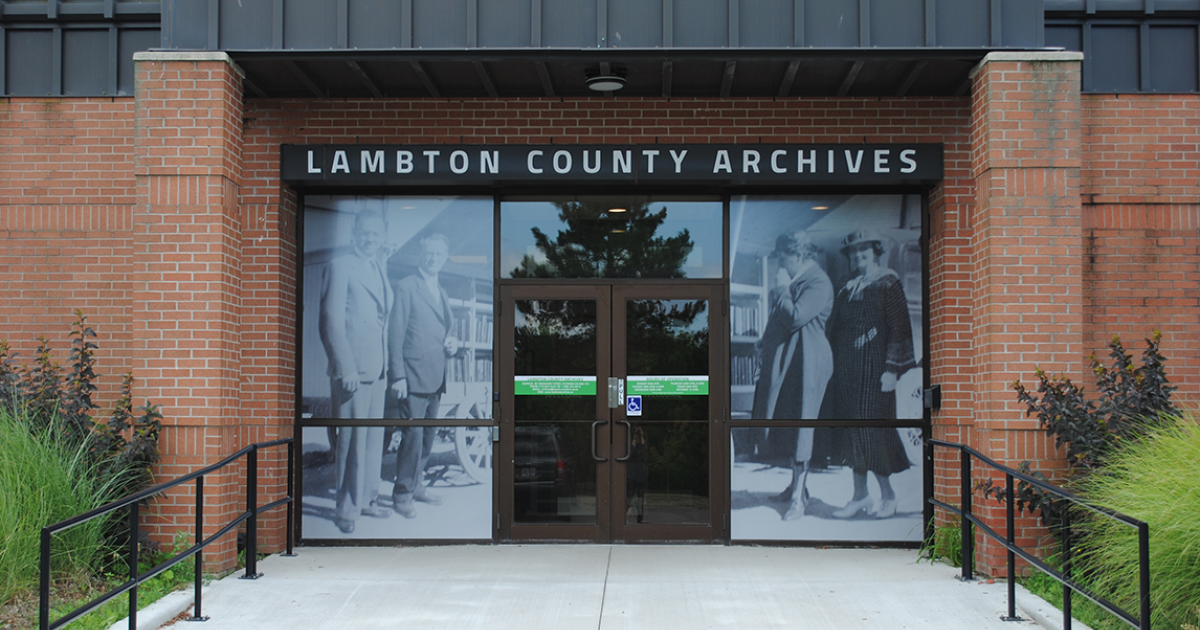 Doors Open Ontario - Lambton County Archives