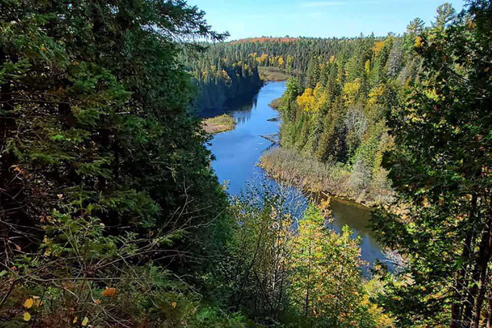 Take in the views at the Warsaw Caves Conservation Area​