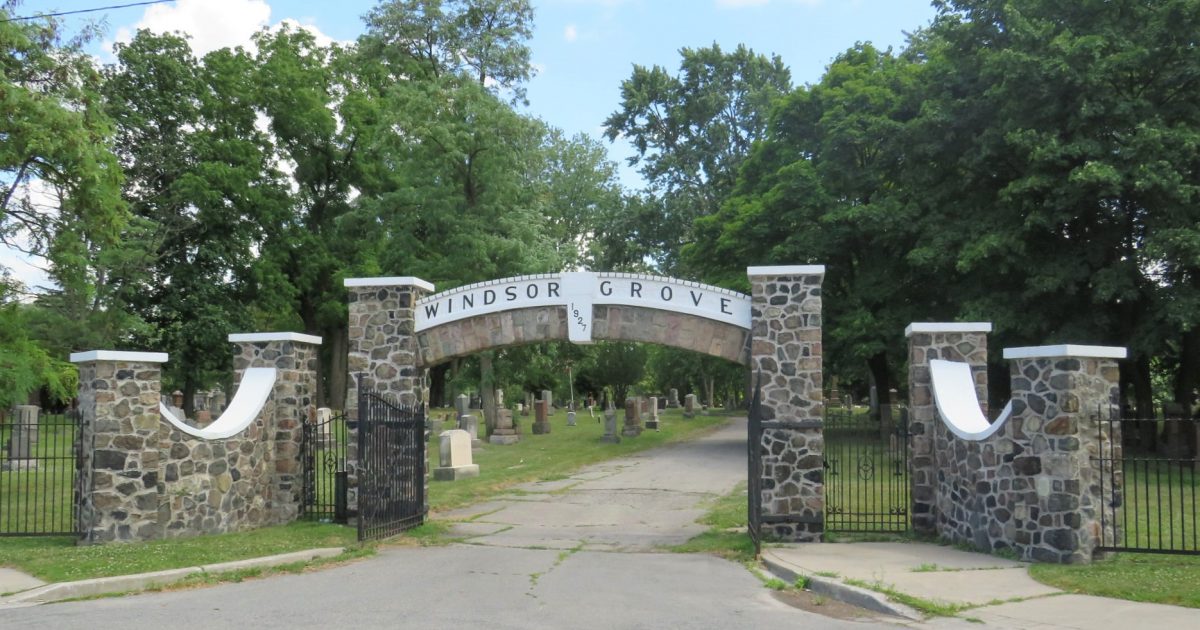 Doors Open Ontario Windsor Grove Cemetery